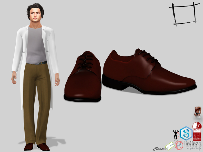Full Perm Men's Brown Leather Formal Shoes Slink Male, Belleza Jake, Signature Gianni, Onupup, Gamit, Adin