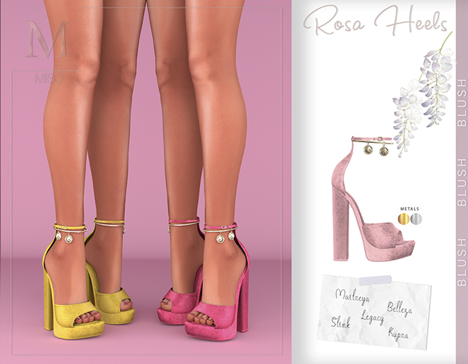 MISO - Rosa Heels [Blush]