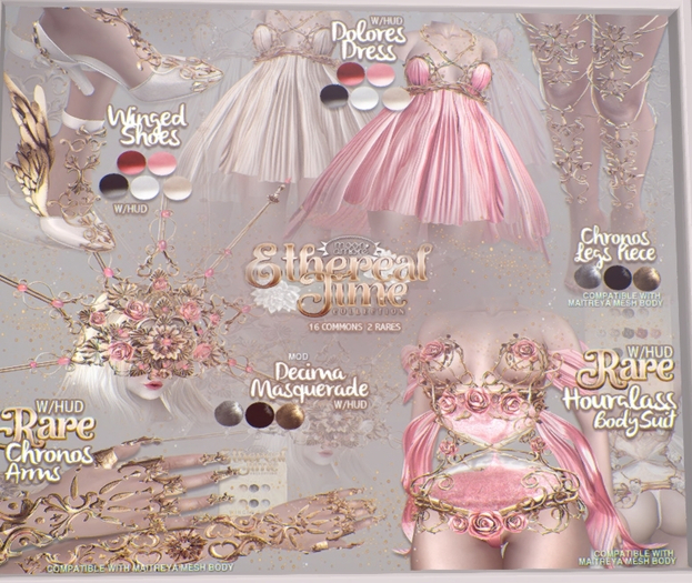 :Moon Amore: Ethereal Time/  Winged Shoes - WINE