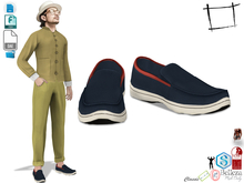 Dae Obj FBX Men's Traditional Oriental Slip On Shoes For Jeans Slink Male, Belleza Jake, Signature 