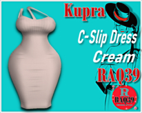[R39] Kupra C-Slip Dress Cream