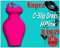 [R39] Kupra C-Slip Dress HPink