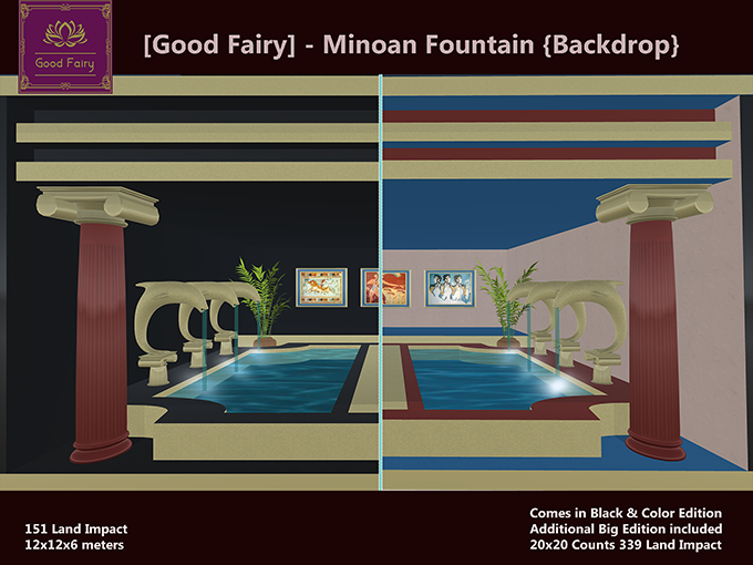 [Good Fairy] - Minoan Fountain {Backdrop}