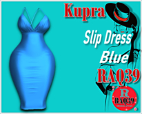 [R39] Kupra Slip Dress Blue