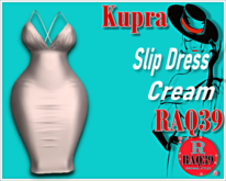 [R39] Kupra Slip Dress Cream