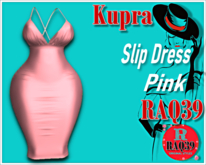 [R39] Kupra Slip Dress Pink