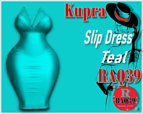 [R39] Kupra Slip Dress Teal