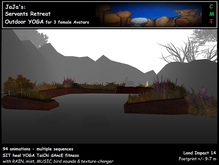 Servants Retreat - Yoga, Heal, Workout, Dance, Tai-Chi for 3 female avatars