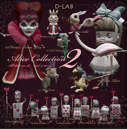 Second Life Marketplace - D-LAB ALICE 2 - 03Heart's King