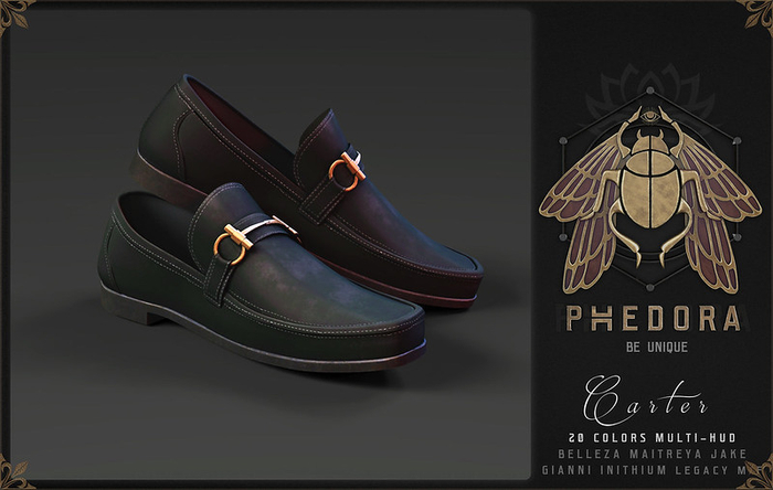 Phedora ~ Carter Unisex Loafers ~20C. Fatpack