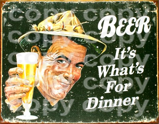 Sign Retro Dinner