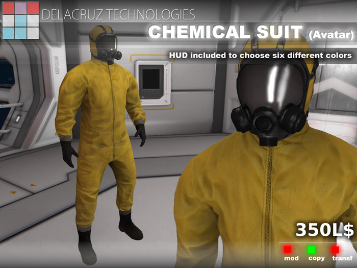 Chemical Suit (Full Avatar) - Delacruz Technologies