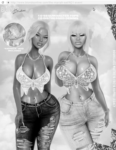 +BLONDS+ Mariah Outfit "DEMO"