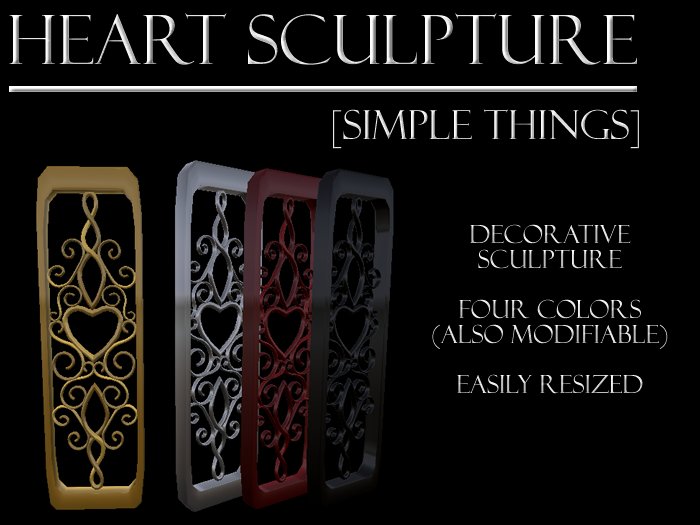 [Simple Things] Heart Art Sculpture