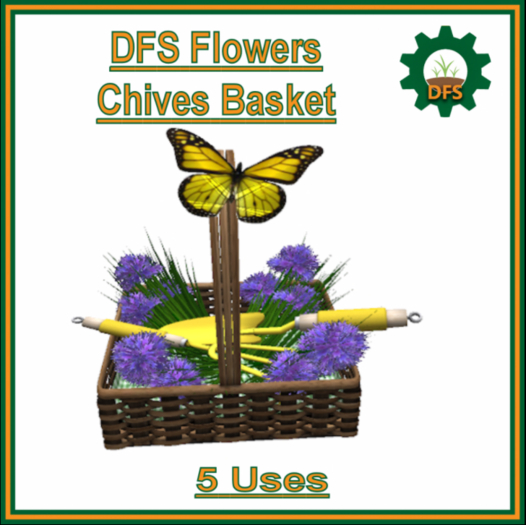 DFS Flowers - Chive Basket (actual item)