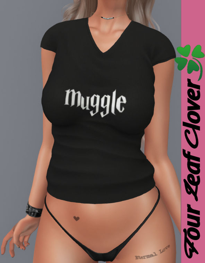 Muggle T's Black (Add me)