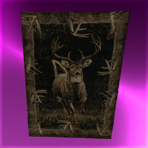 X-CLUSIVES ANIMATIONS: Amarillo Deer Rug (Decor)
