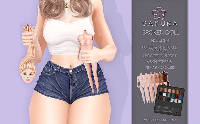 {Sakura} Broken Doll Pack
