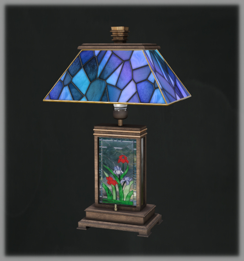 Wooden Rose Lamp