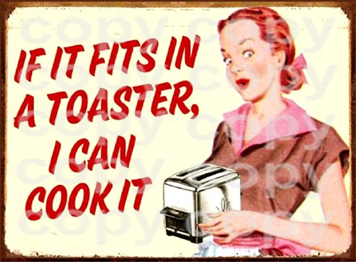 Sign Retro Toaster