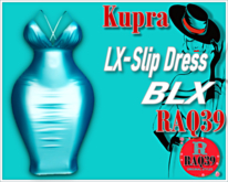 [R39] Kupra LX-Slip Dress BLX