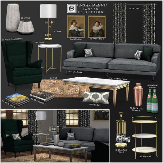 08 Fancy Decor: Jansen Throw Pillow