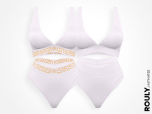 ROULY :: Greca Band Set - White