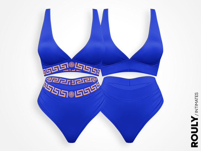ROULY :: Greca Band Set - Royal Blue