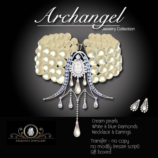Exquisite Archangel Jewelry Collection Gift Box