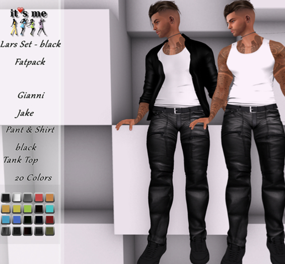 it`s me - Lars Set - black  - Fatpack-  unpack - Hud