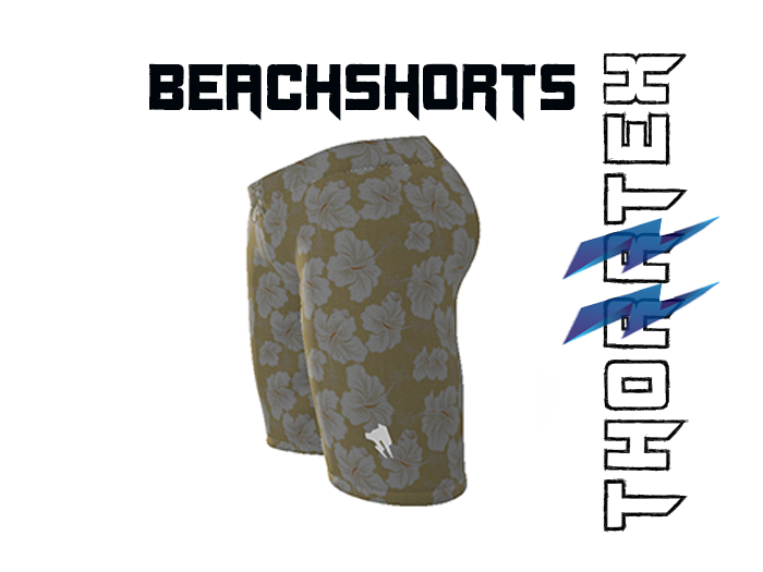 Thorrtex Shorts Hibiskus Yellow
