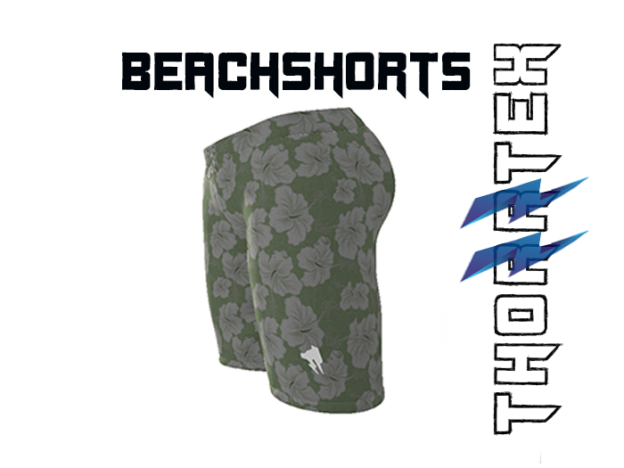Thorrtex Shorts Hibiskus Springgreen