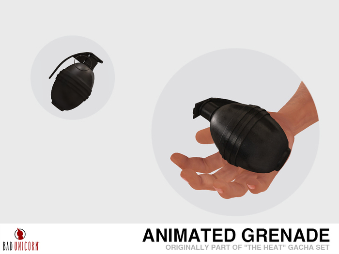 Animated Grenade (Previously - The Heat Gacha Set)