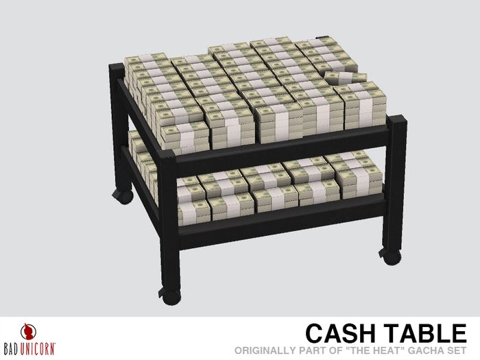 Table with Cash (Previously - The Heat Gacha Set)
