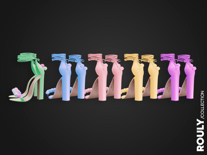 ROULY Footwear :: Broadway Heels - Pastel Pack
