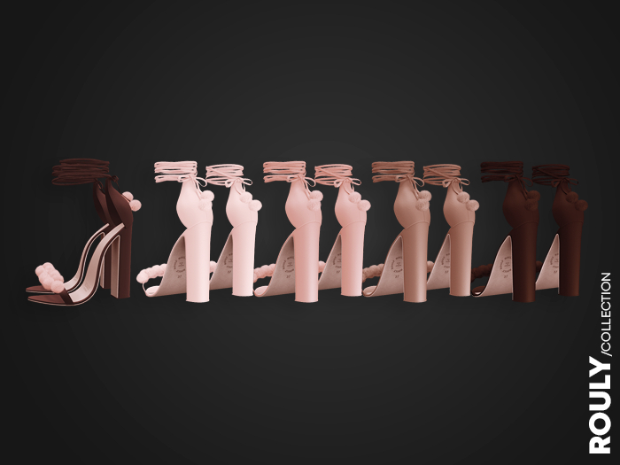 ROULY Footwear :: Broadway Heels - Nude Pack