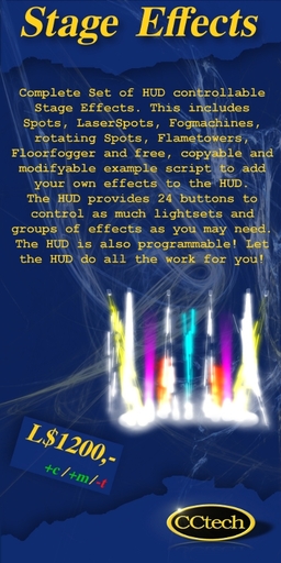 CCtech Stage Effects with HUD (24 channels) and automatic program