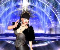 Adl Silver  Star Halo Tiara