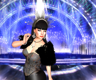Adl Silver  Halo Tiara Pearls