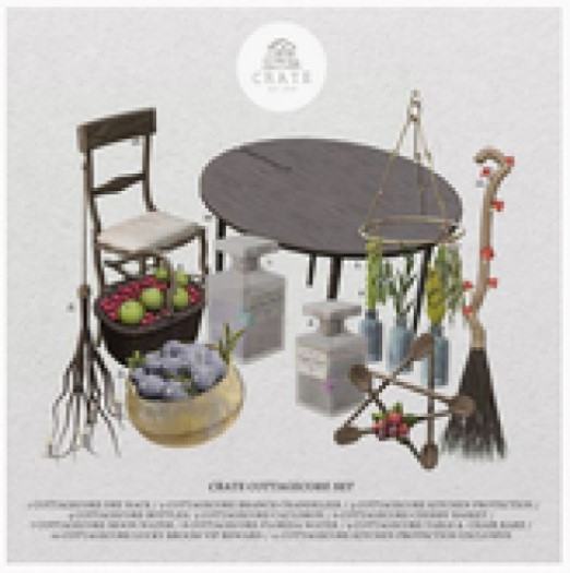 9 crate Cottagecore Branch Table Rare