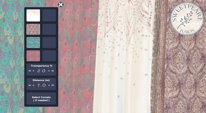 SweetPearl Fusion - Gentle Breeze Texture HUD 'Summer Boho'