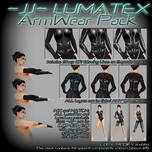 ~JJ~ LumaTex Armwear Pack