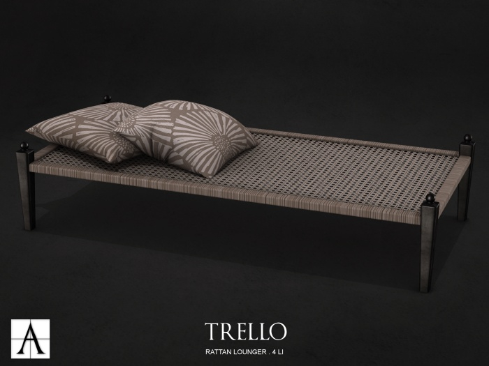 Architect. Trello Rattan Lounger #1