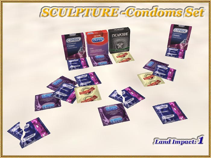 SCULPTURE - Condoms Set (1 LI) (Full perm)