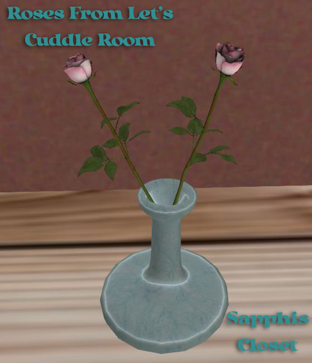 Ss Roses In Teal Vase