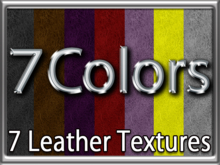 Zoy Texture [ Leather Wrinkle ] Seamless - 7 Colors