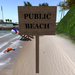 Second Life Marketplace - NN Wooden Public Beach Sign