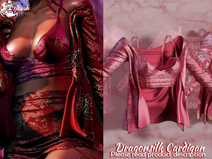 Eliavah ~ Dragonsilk Top [PINK]
