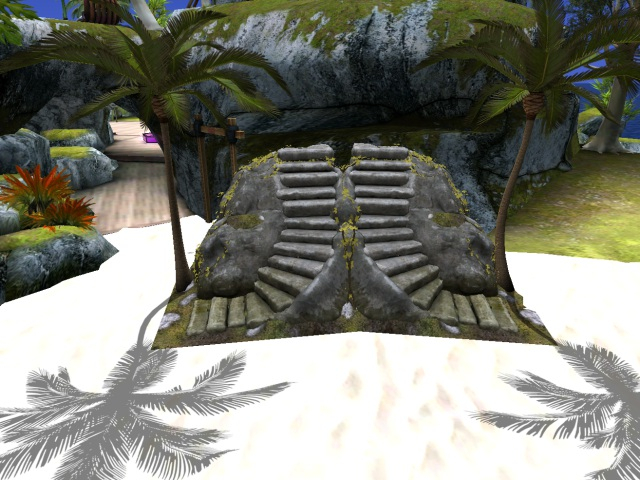 Palm- Stone Stairs Set