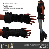 =DeLa*= Armwarmer "Rosie" Black
